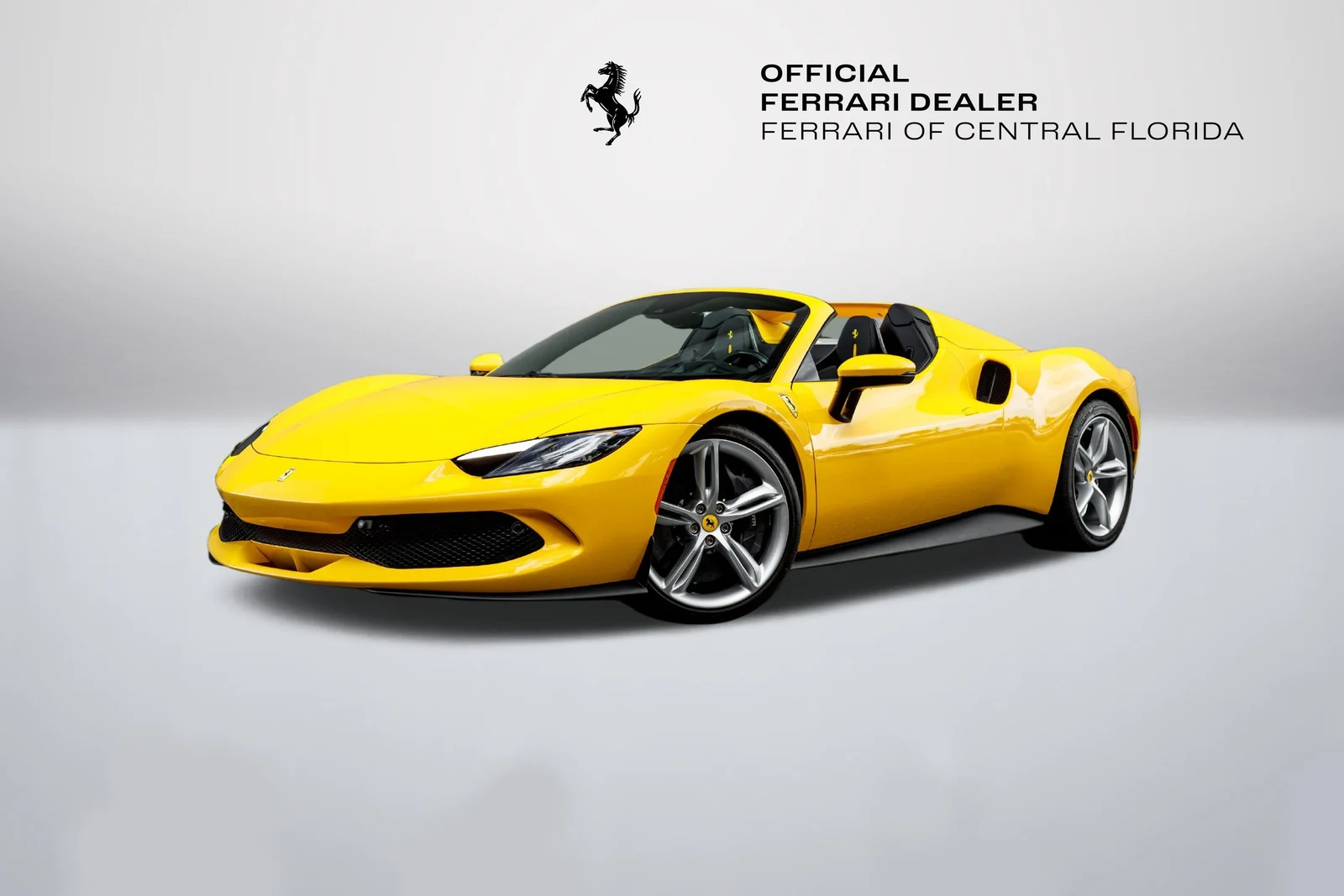 Ferrari 296 GTS in a front three-quarter view