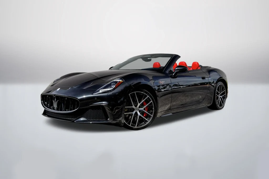 Maserati GranCabrio Trofeo in a front three-quarter view