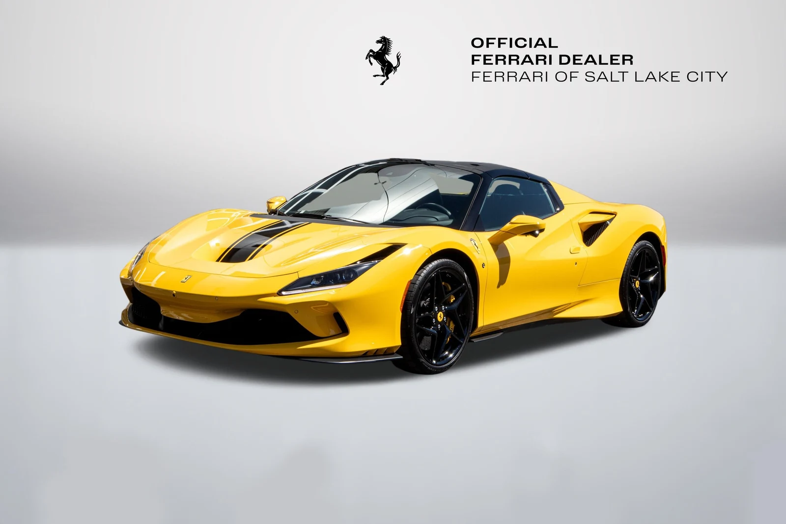 Ferrari F8 Spider in a front three-quarter view
