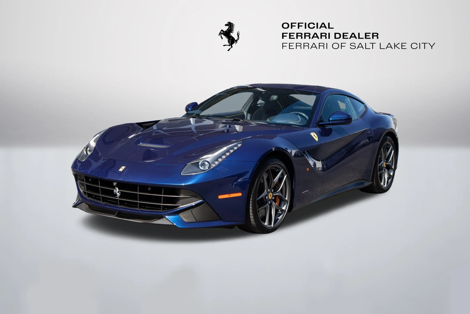 Ferrari F12berlinetta in a front three-quarter view