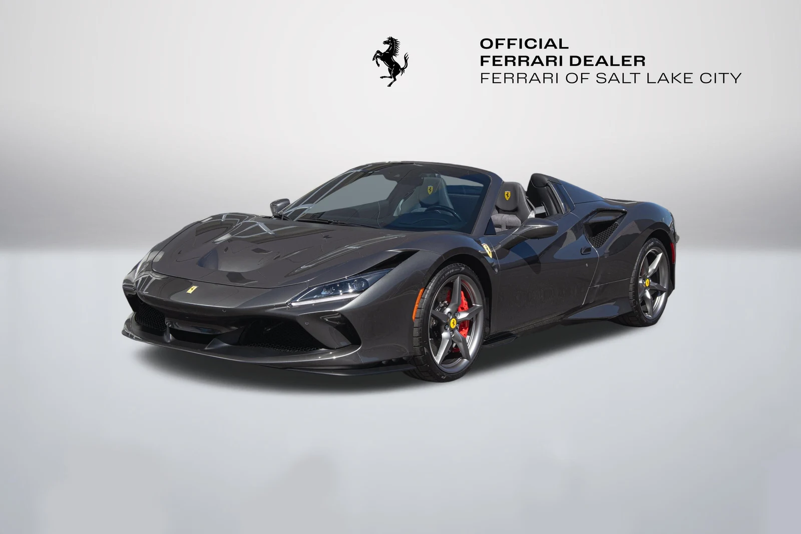 Ferrari F8 Spider in a front three-quarter view