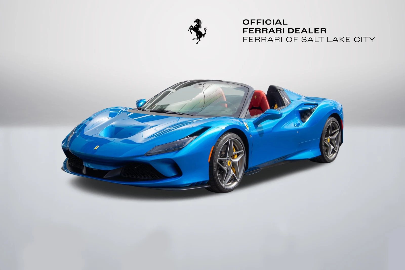 Ferrari F8 Spider in a front three-quarter view