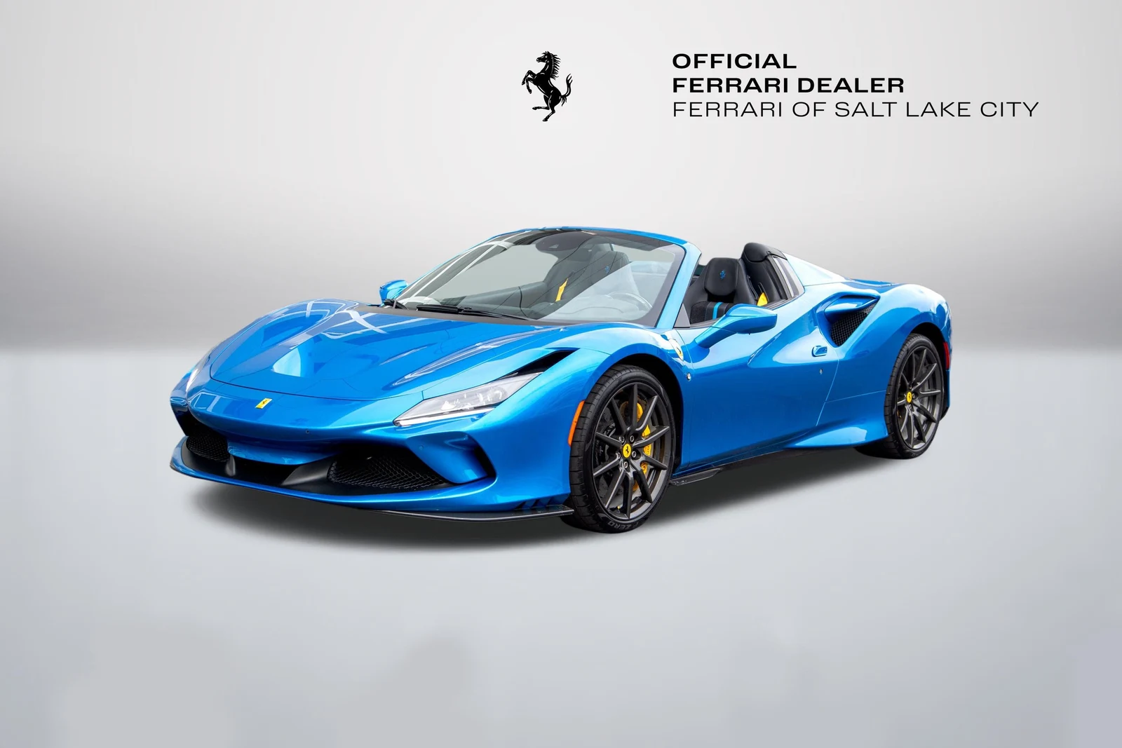 Ferrari F8 Spider in a front three-quarter view