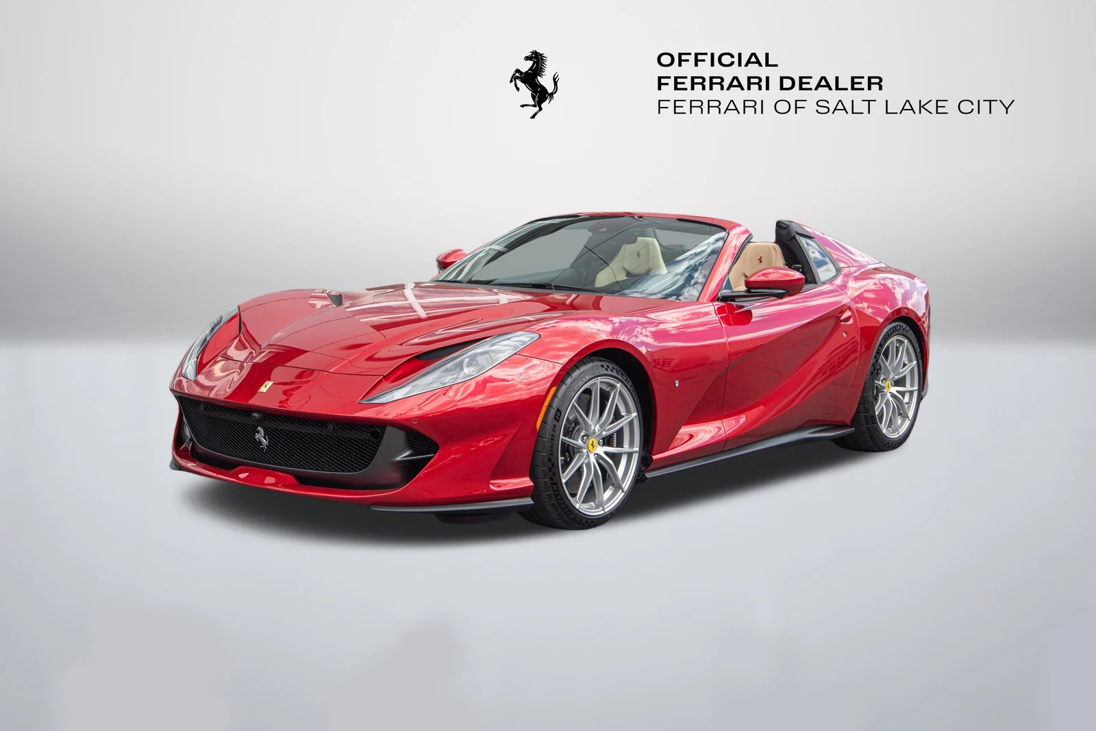 Ferrari 812 GTS in a front three-quarter view