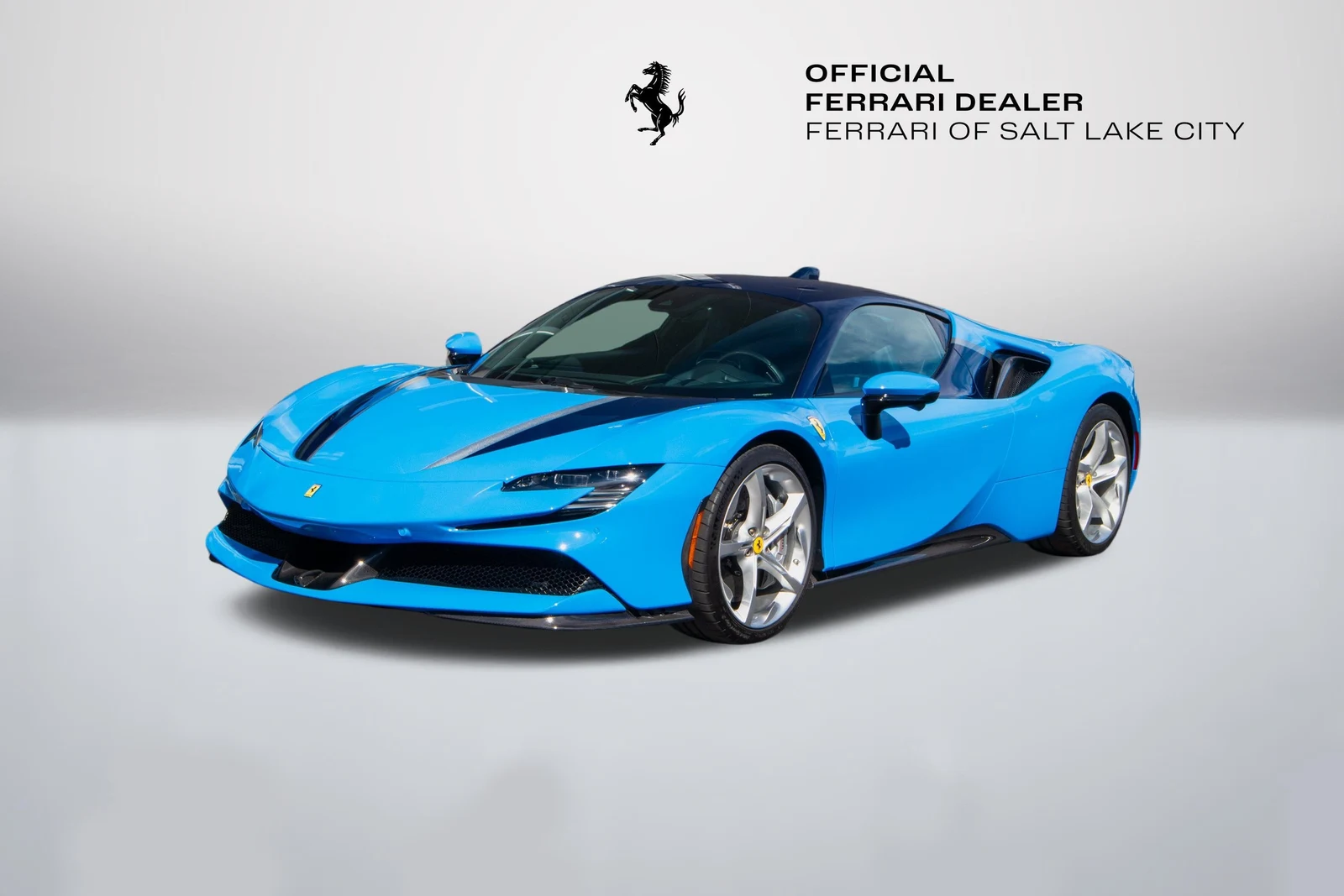 Ferrari SF90 Stradale in a front three-quarter view