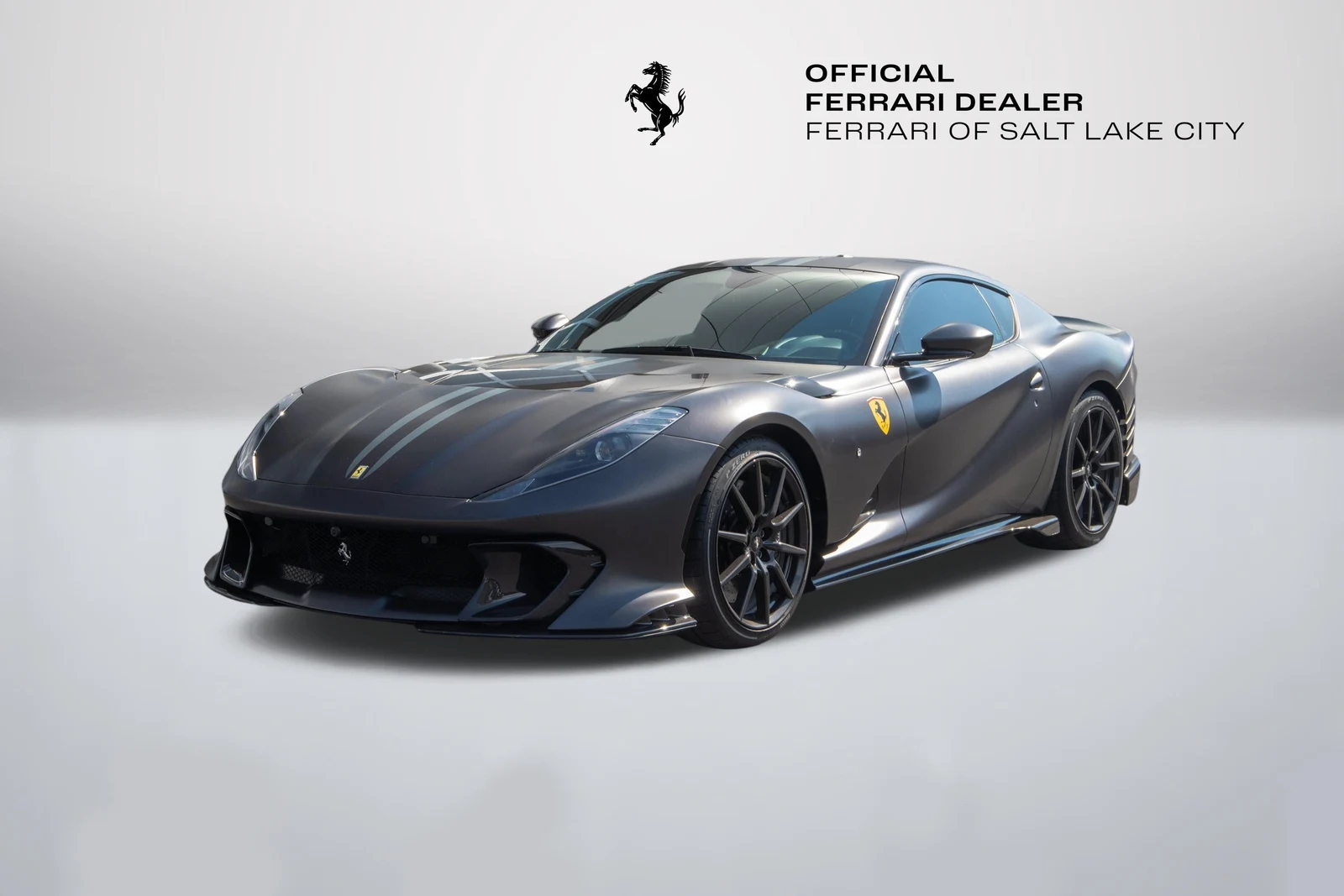 Ferrari 812 Competizione in a front three-quarter view