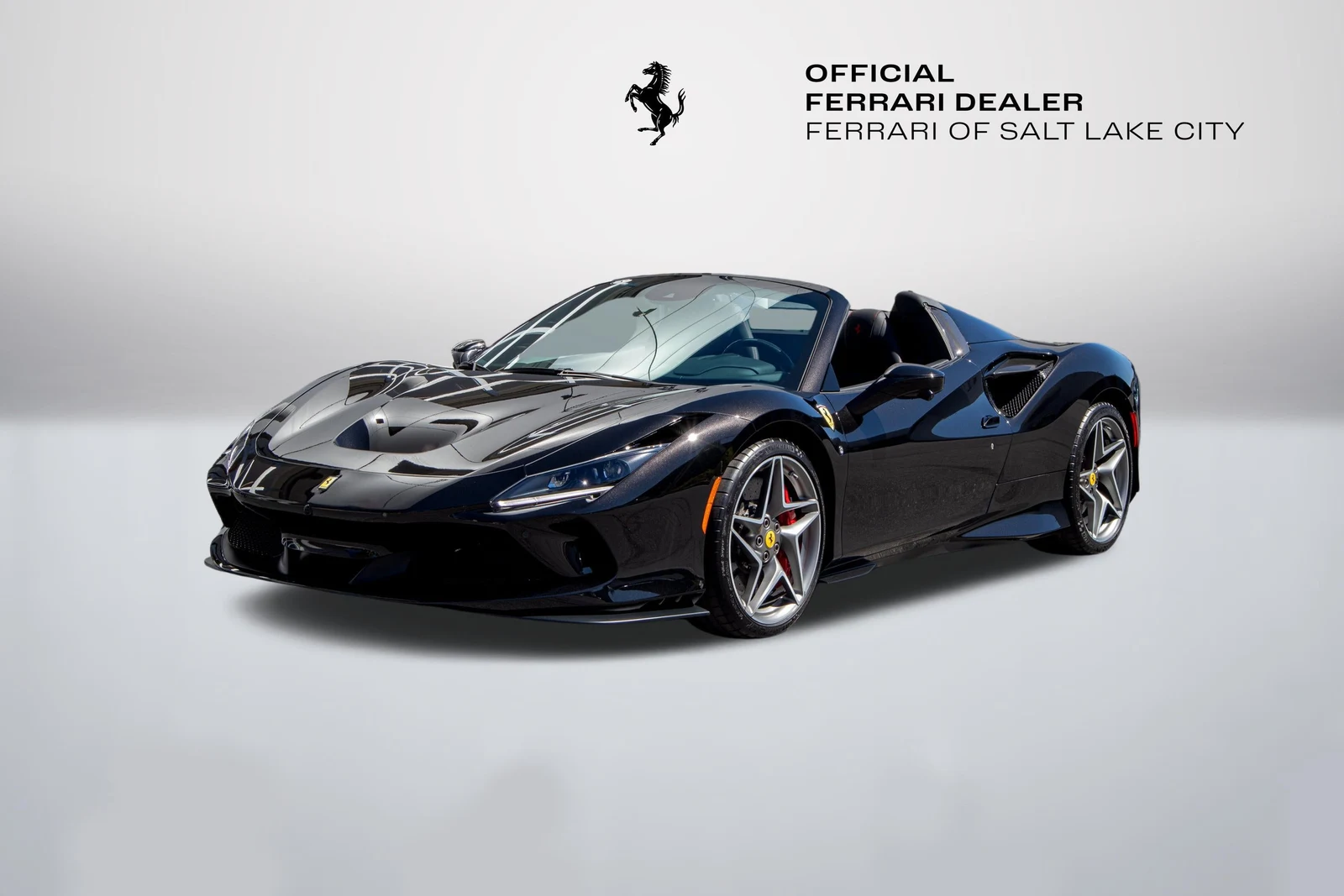Ferrari F8 Spider in a front three-quarter view