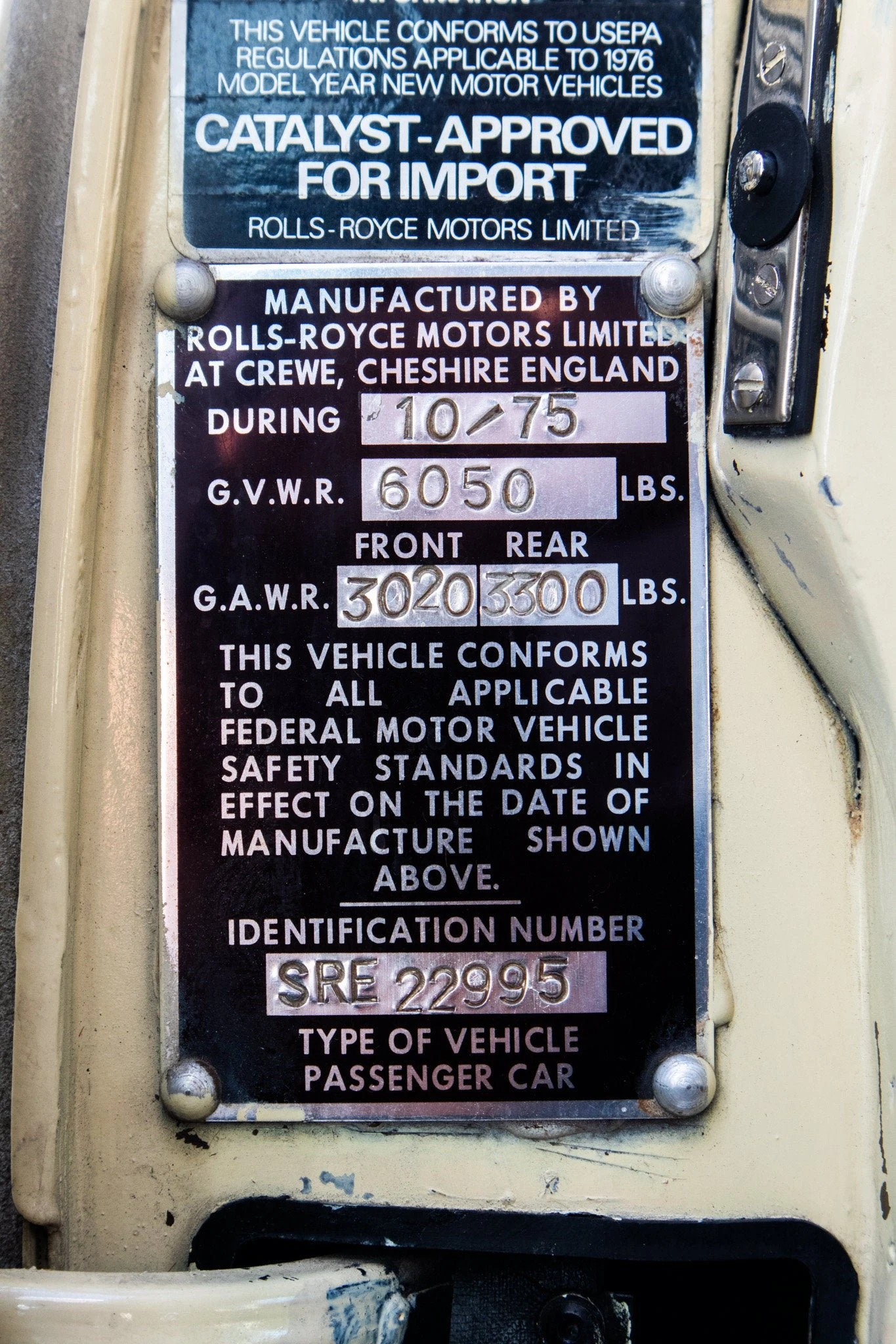 1976 Rolls-Royce Silver Shadow, 18/18