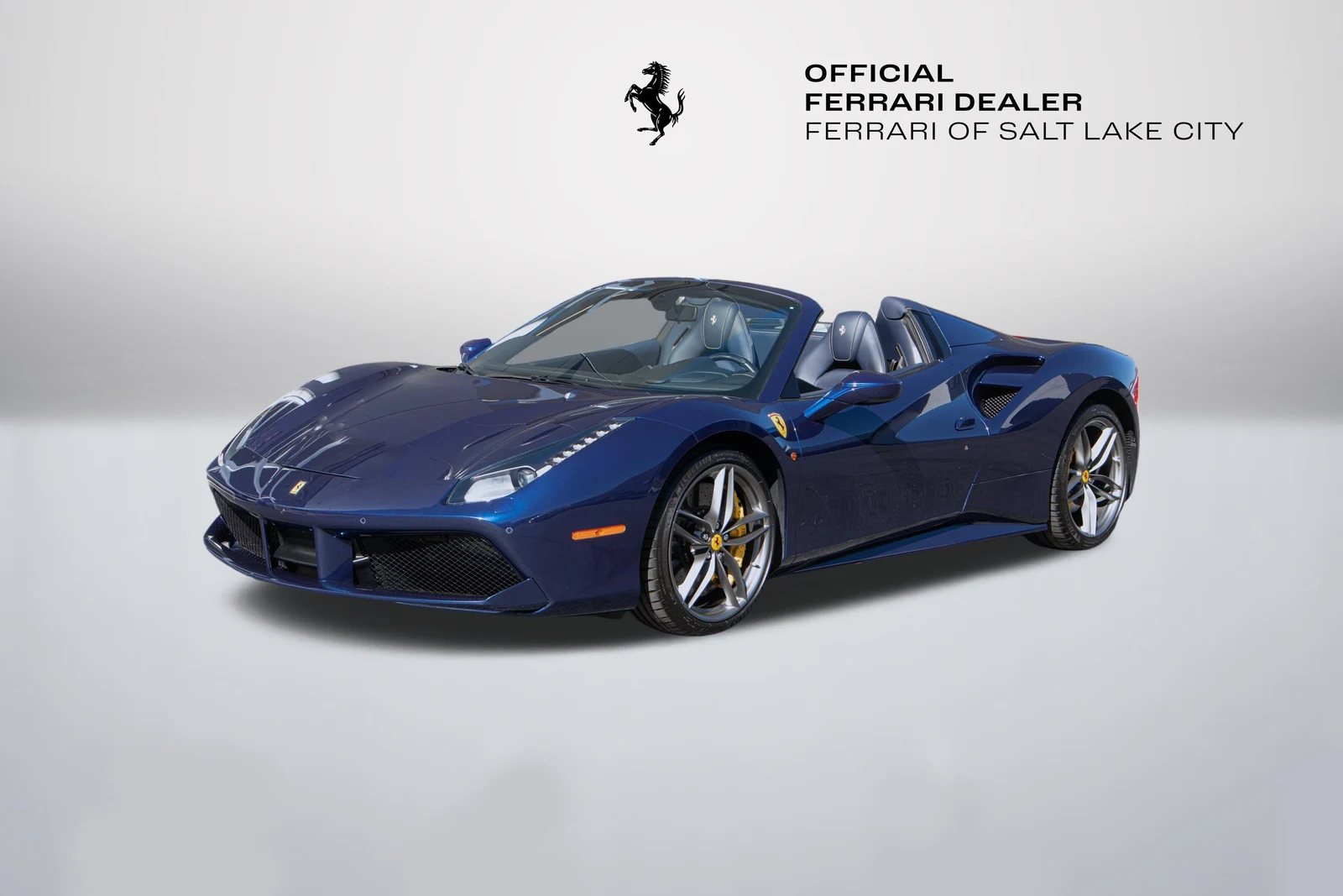 Ferrari 488 Spider in a front three-quarter view