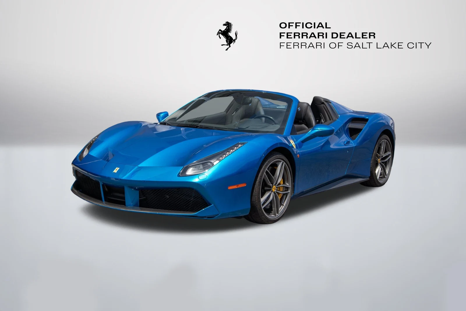 Ferrari 488 Spider in a front three-quarter view