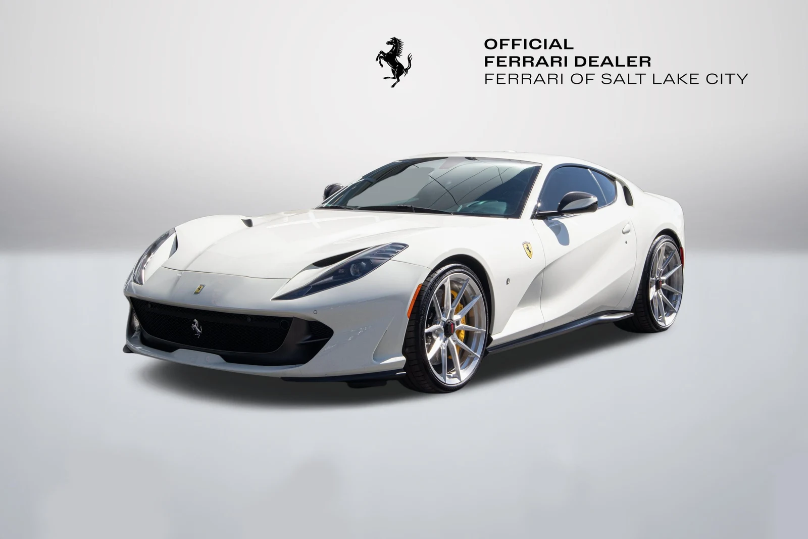 Ferrari 812 Superfast in a front three-quarter view