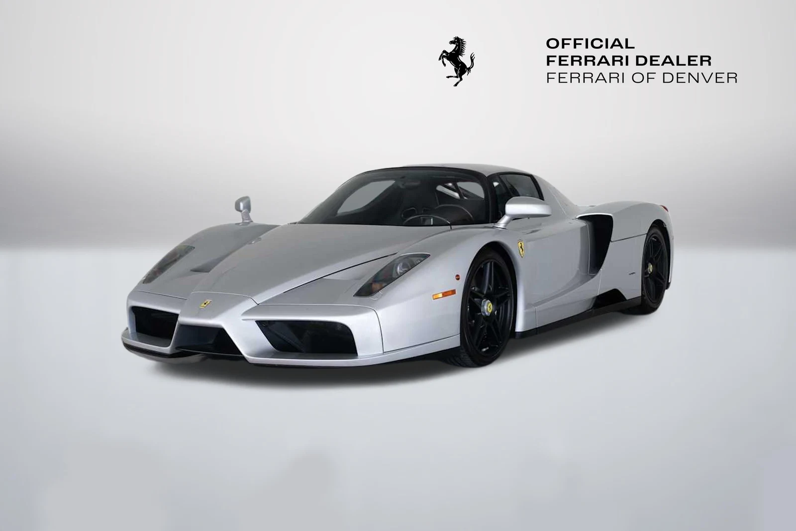 2004 Ferrari Enzo for sale, front three-quarter view, Silver
