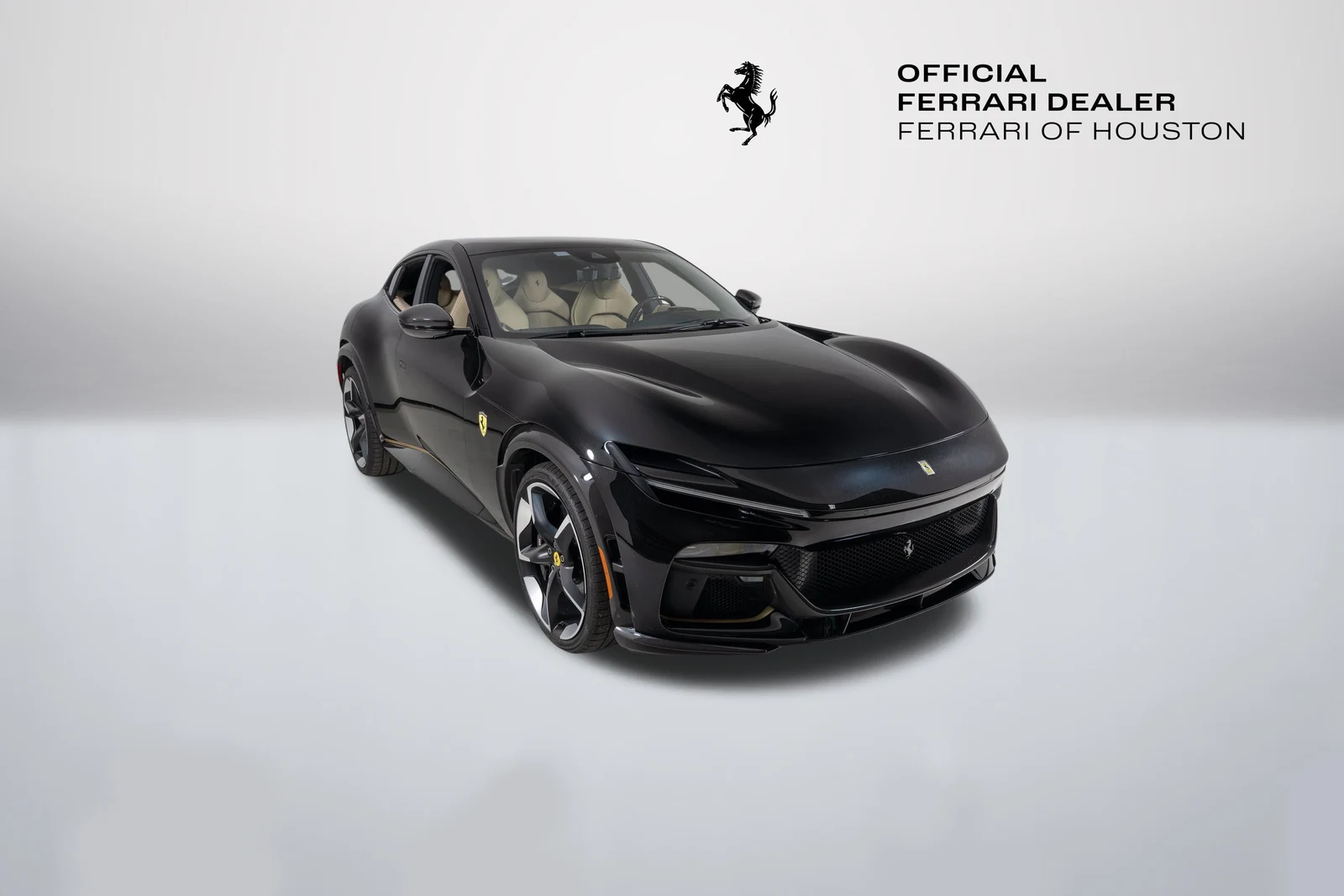 Ferrari Purosangue in a front three-quarter view