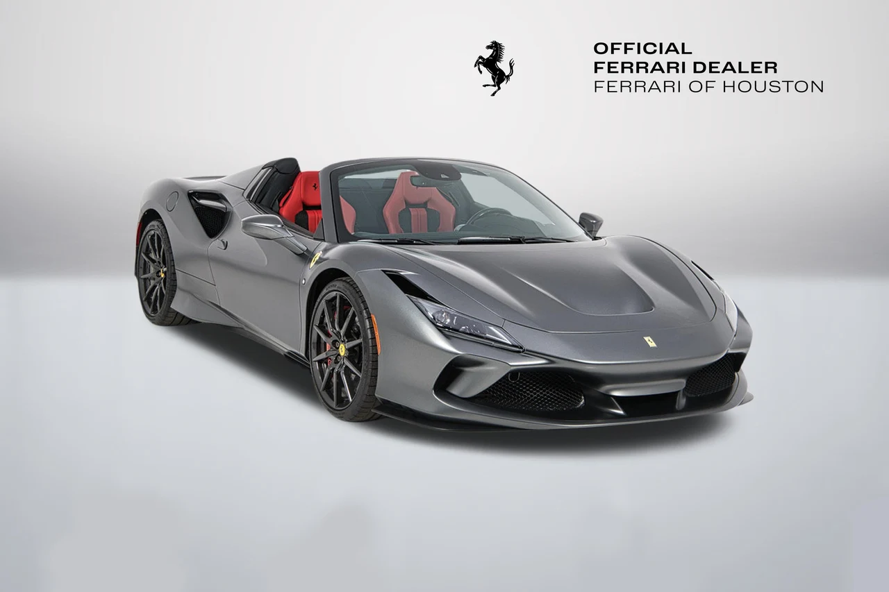 Ferrari F8 Spider in a front three-quarter view