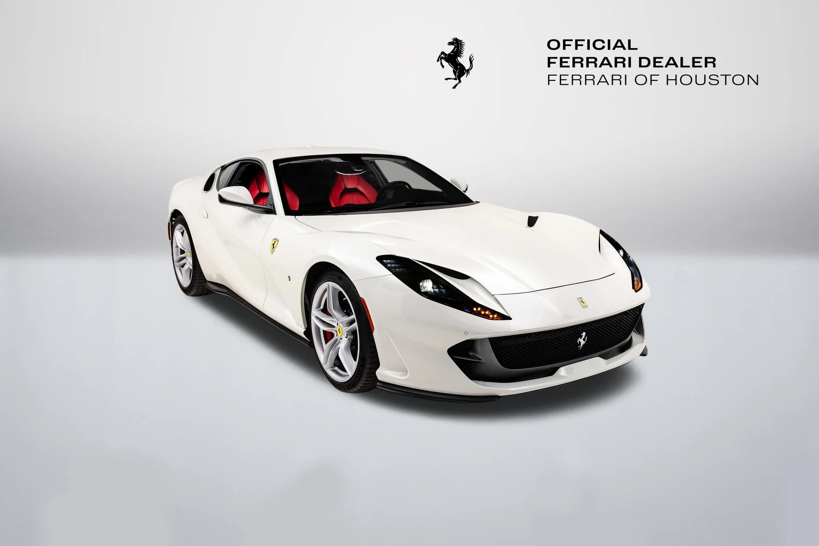 Ferrari 812 Superfast in a front three-quarter view