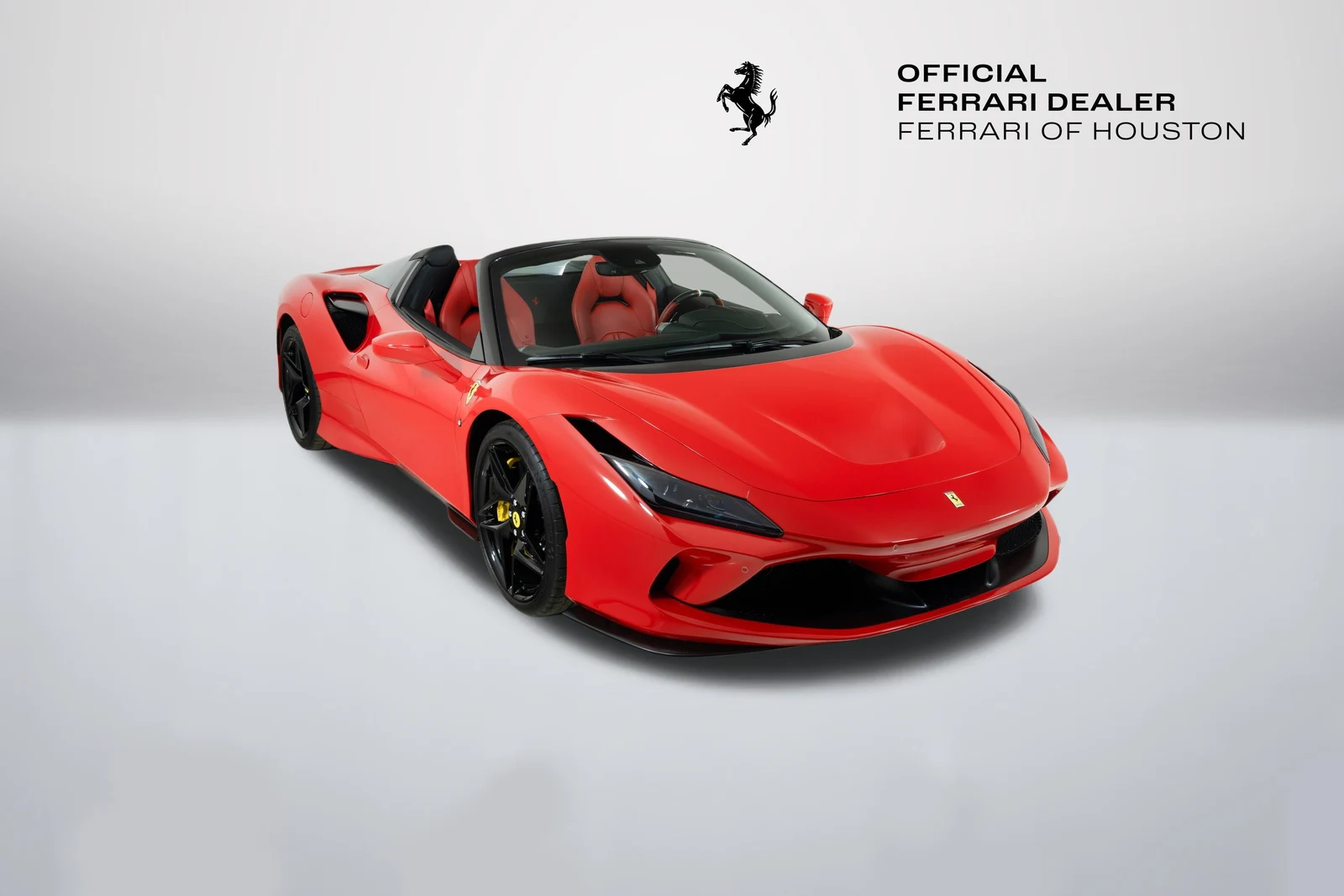 Ferrari F8 Spider in a front three-quarter view