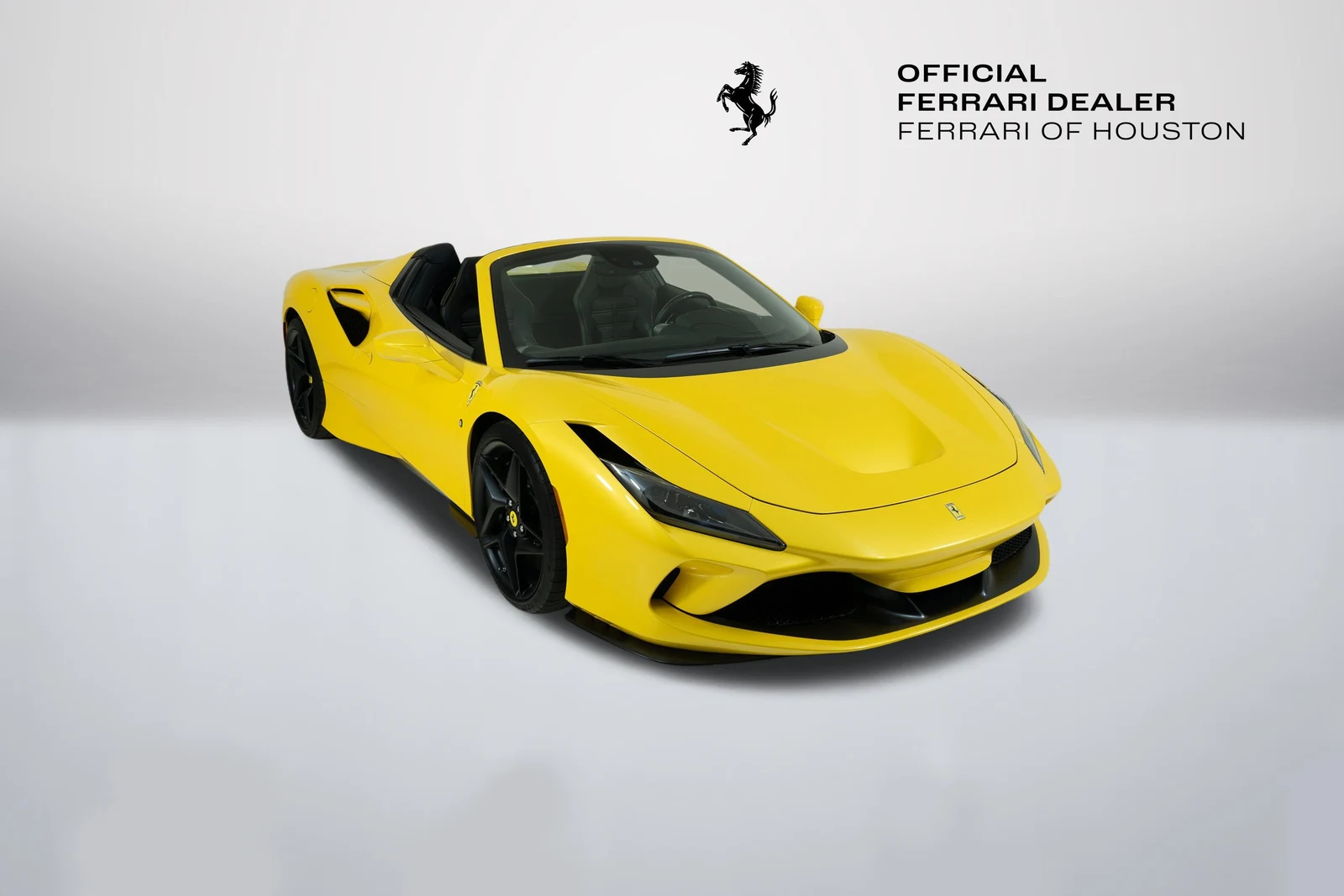Ferrari F8 Spider in a front three-quarter view
