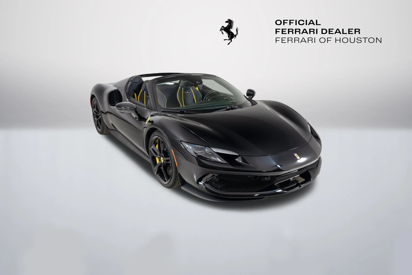 Ferrari 296 GTS in a front three-quarter view
