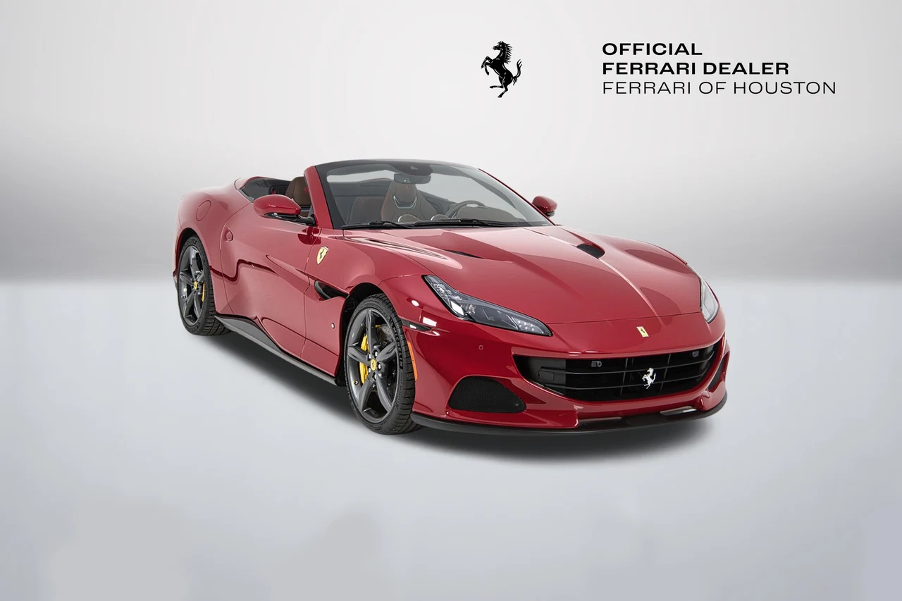 Ferrari Portofino M in a front three-quarter view