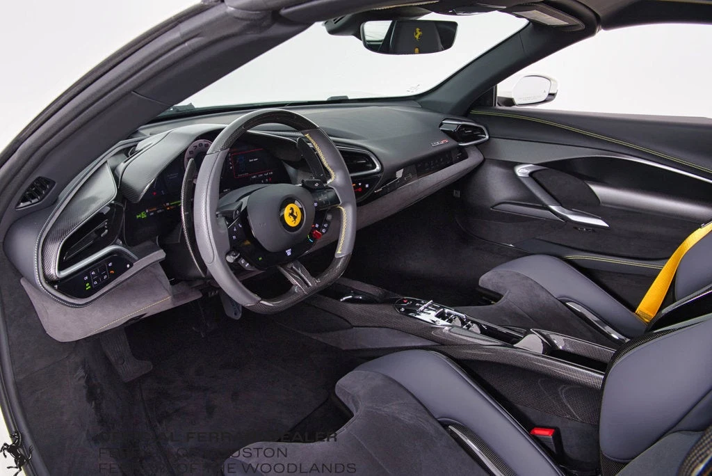 2024 Ferrari 296 GTS interior, dashboard, Charcoal