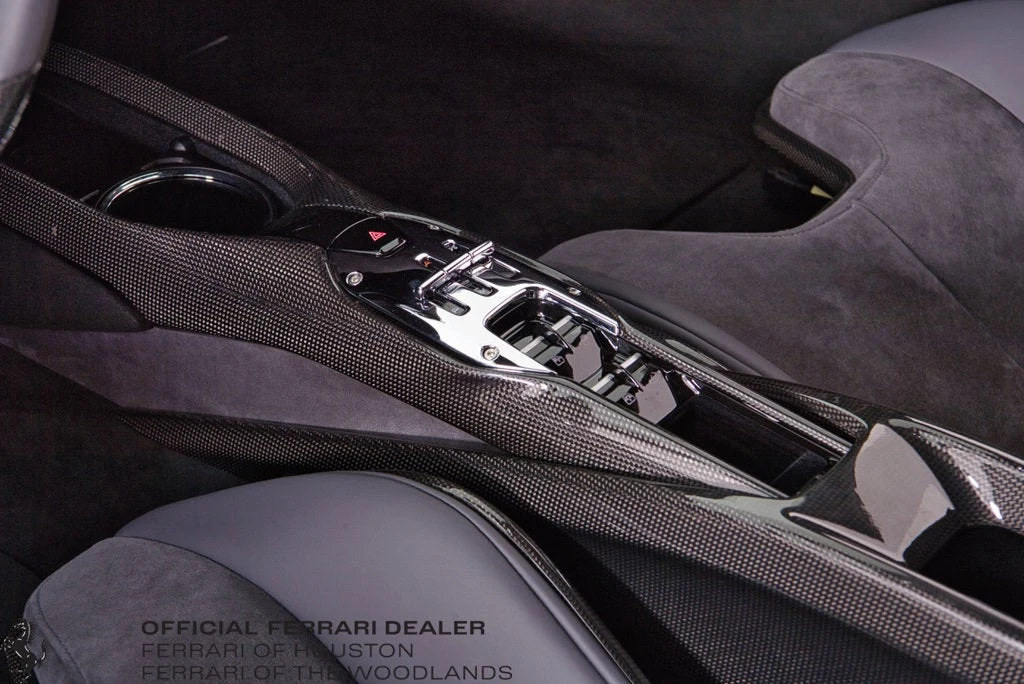 2024 Ferrari 296 GTS interior, center console, Charcoal