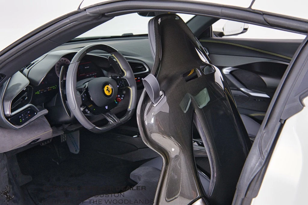 2024 Ferrari 296 GTS interior, Charcoal