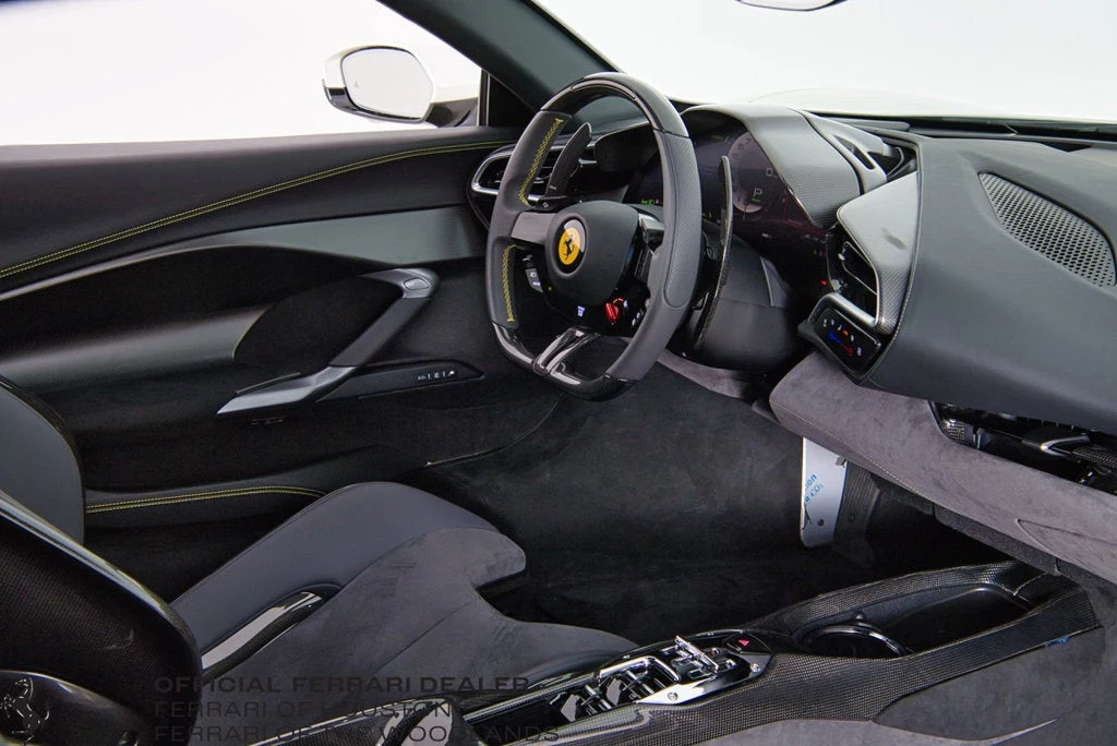 2024 Ferrari 296 GTS interior, Charcoal
