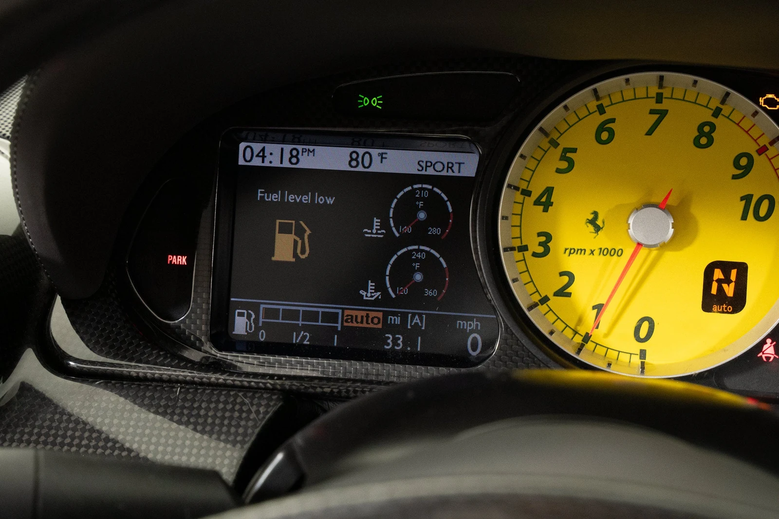 2007 Ferrari 599 GTB Fiorano interior, Cuoio