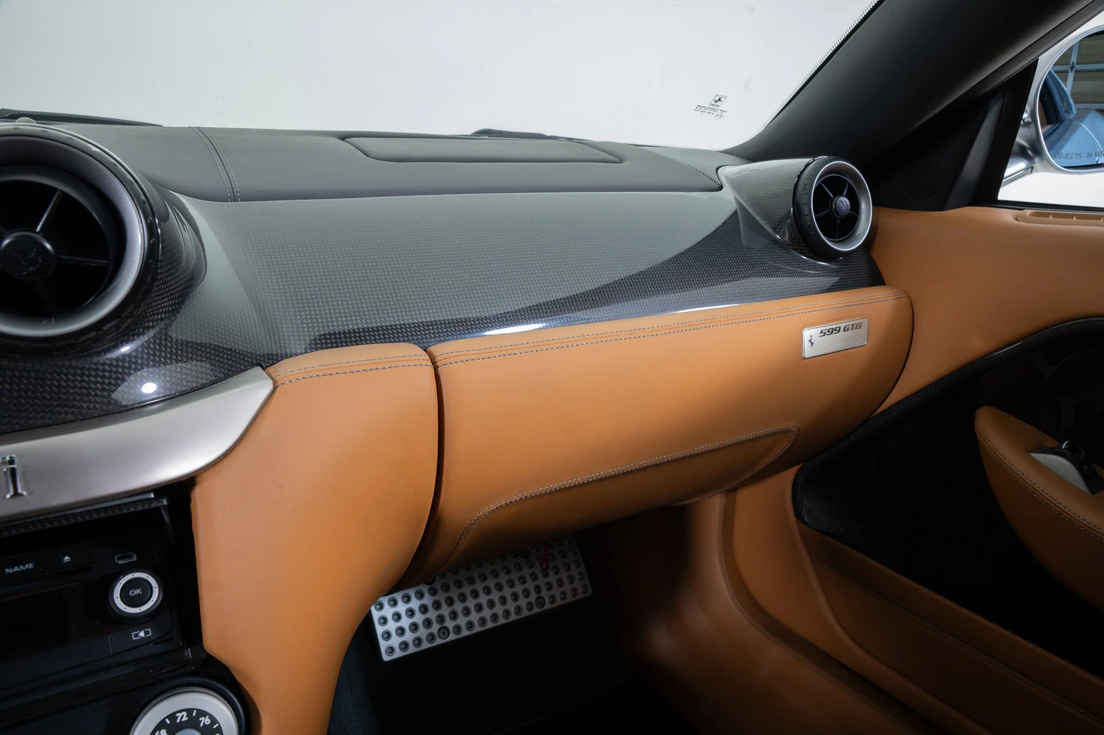 2007 Ferrari 599 GTB Fiorano interior, door panel, Cuoio