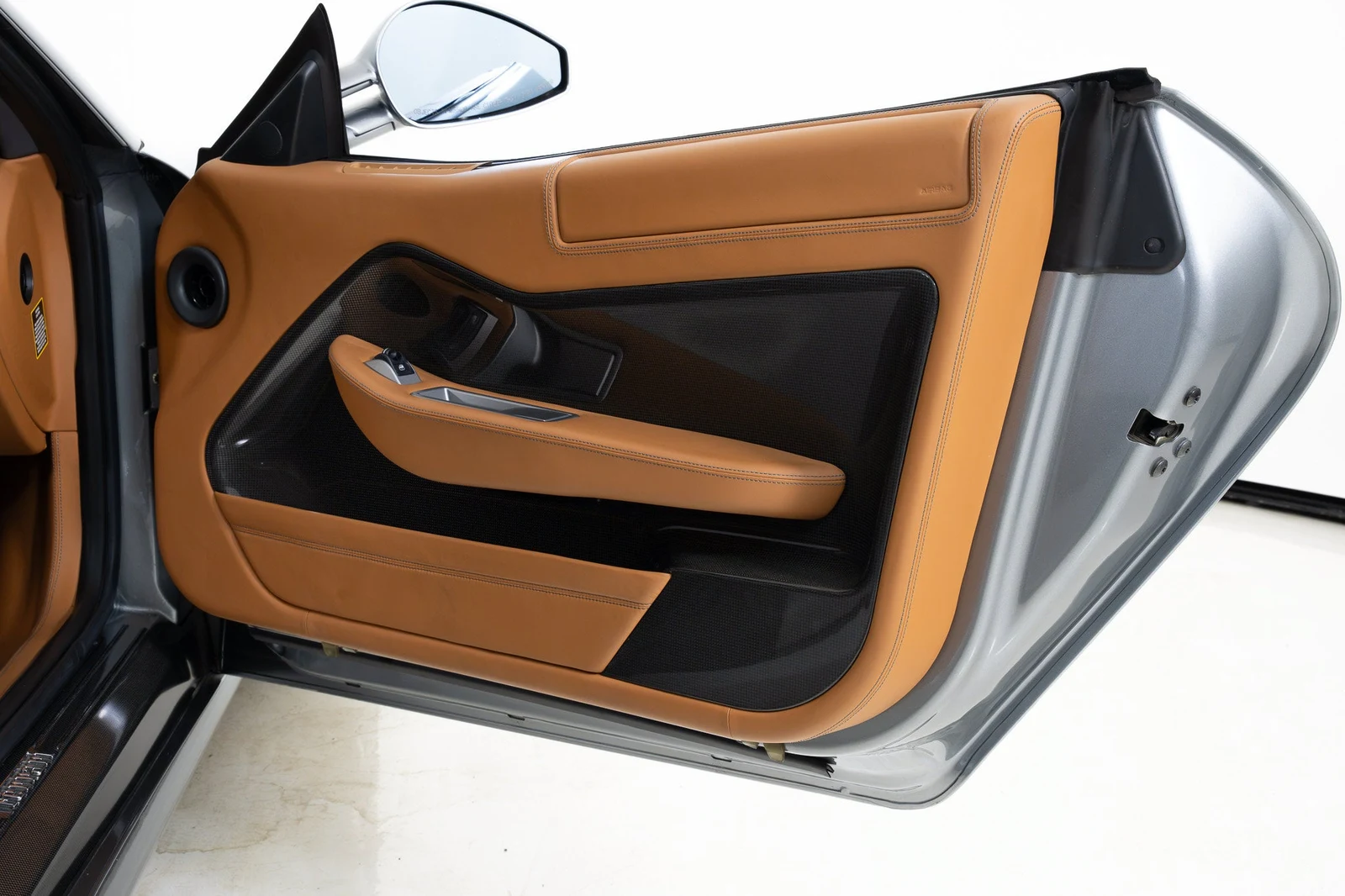 2007 Ferrari 599 GTB Fiorano interior, door panel, Cuoio