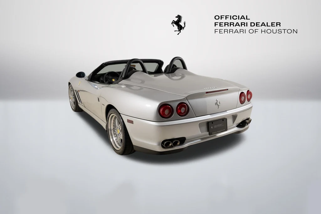 2001 Ferrari 550 Barchetta Pininfarina for sale, exterior, Silver