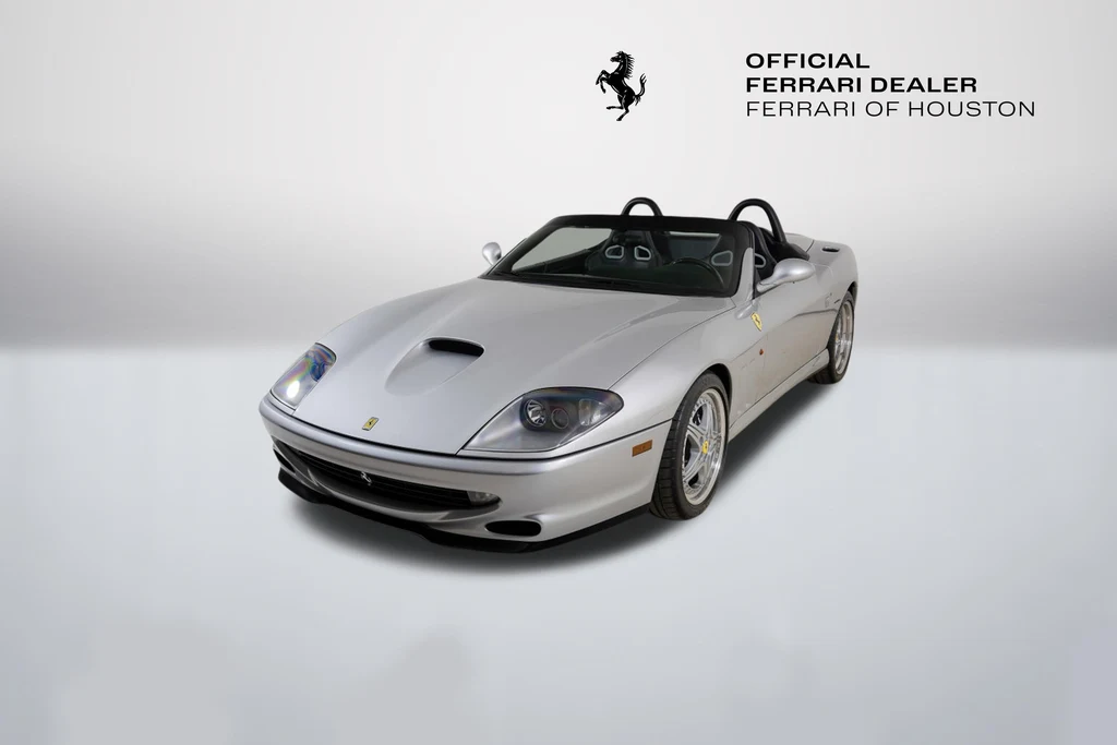 2001 Ferrari 550 Barchetta Pininfarina for sale, exterior, Silver