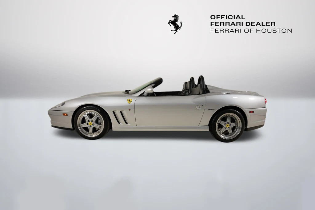 2001 Ferrari 550 Barchetta Pininfarina for sale, exterior, Silver