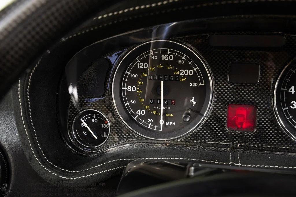 2001 Ferrari 550 Barchetta Pininfarina interior, Nero