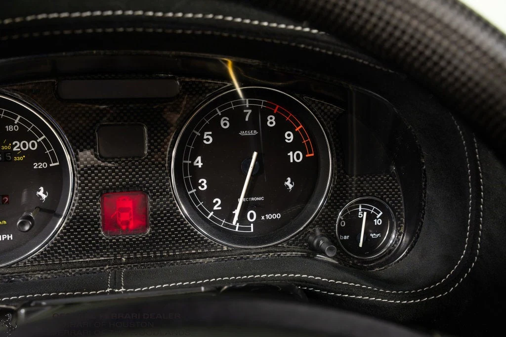 2001 Ferrari 550 Barchetta Pininfarina interior, Nero