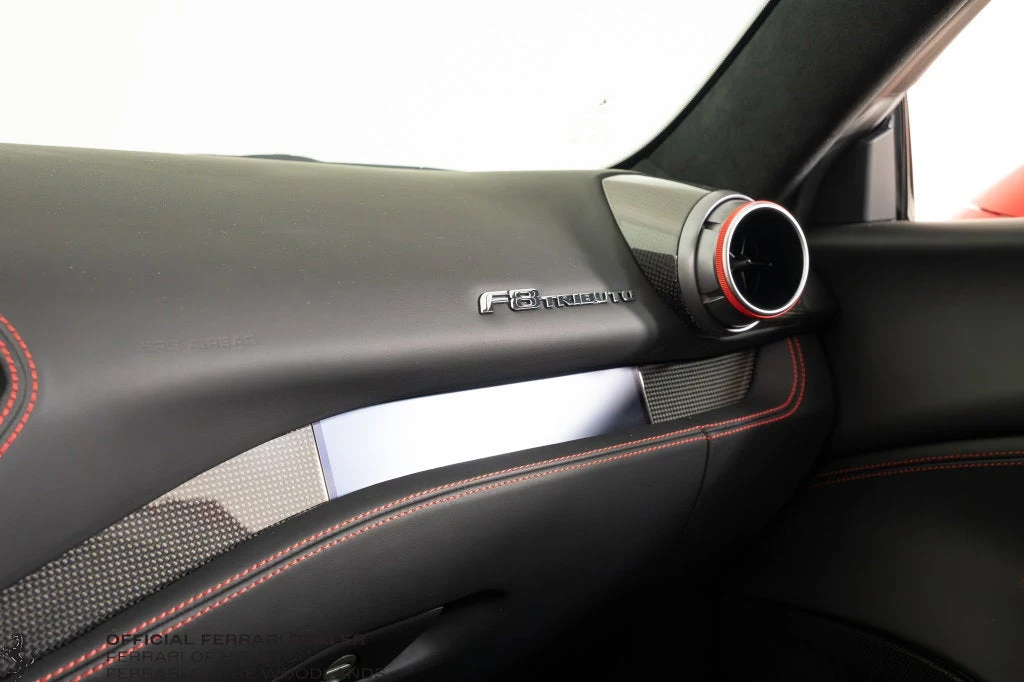 2020 Ferrari F8 Tributo interior, door panel, Nero