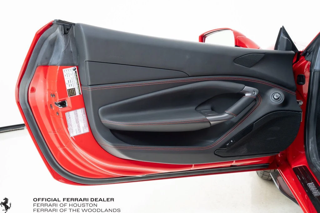 2020 Ferrari F8 Tributo interior, door panel, Nero
