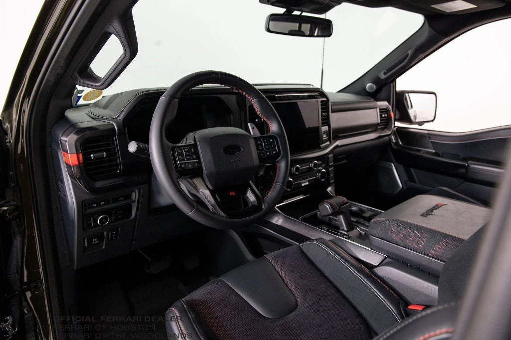 2024 Ford F-150 Raptor R interior, dashboard, Black