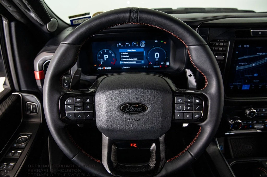 2024 Ford F-150 Raptor R interior, Black
