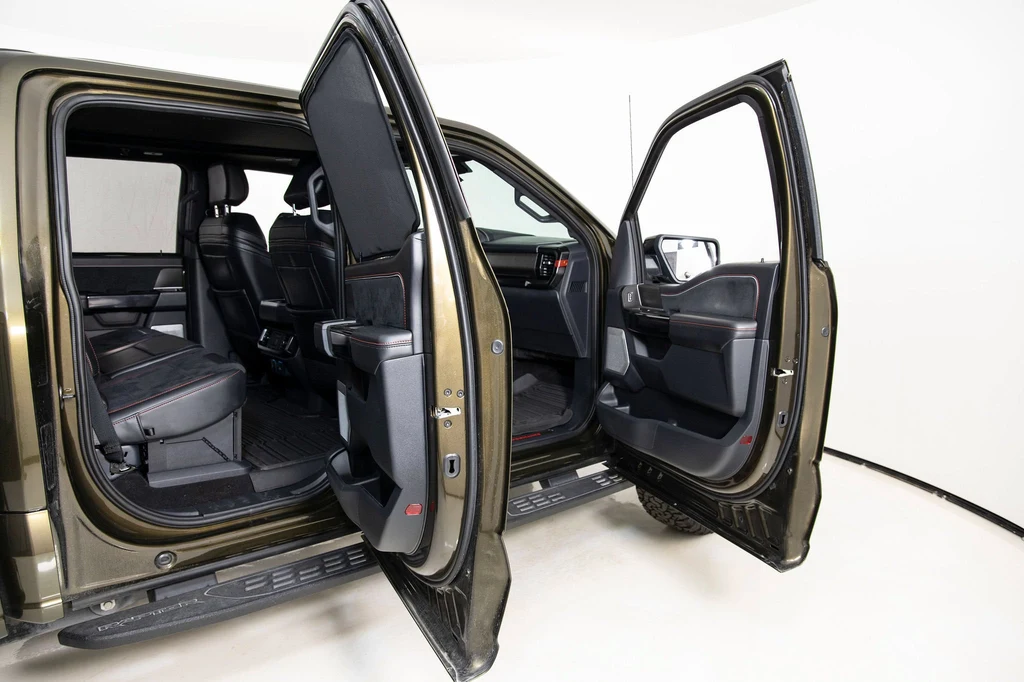 2024 Ford F-150 Raptor R interior, door panel, Black