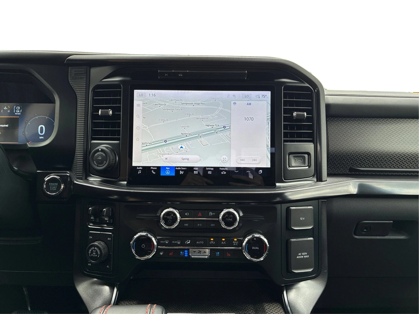 2025 Ford F-150 Raptor R interior, dashboard, Black