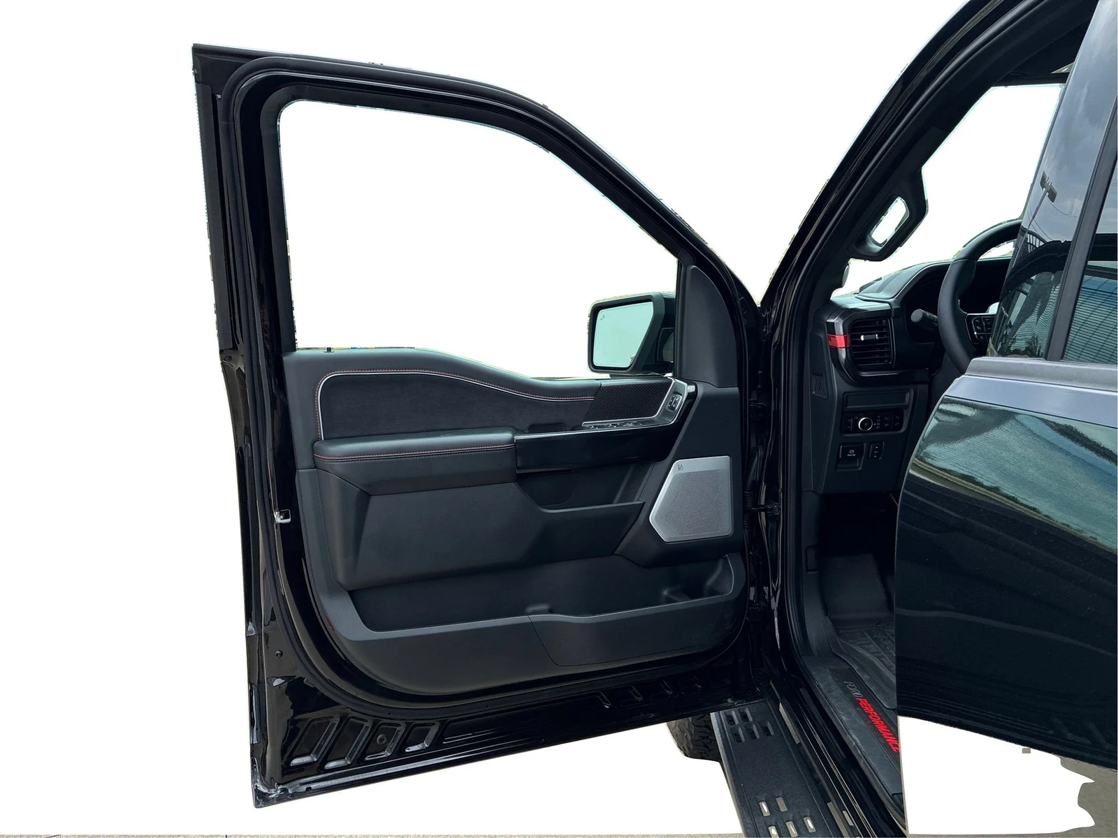 2025 Ford F-150 Raptor R interior, door panel, Black