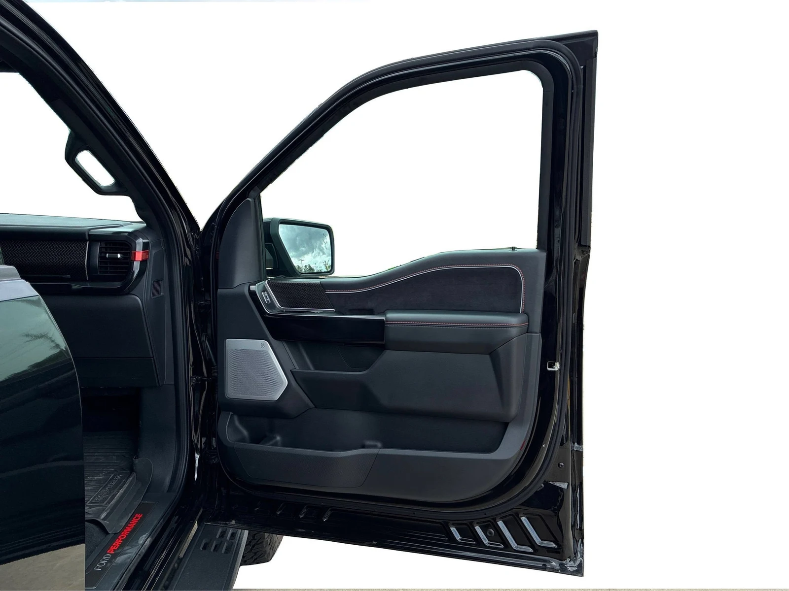 2025 Ford F-150 Raptor R interior, door panel, Black