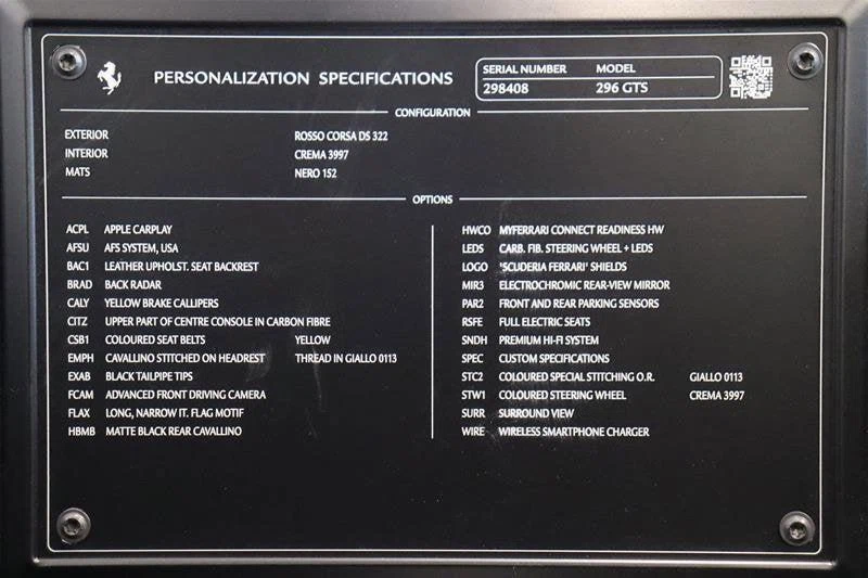 2023 Ferrari 296 GTS, 22/28