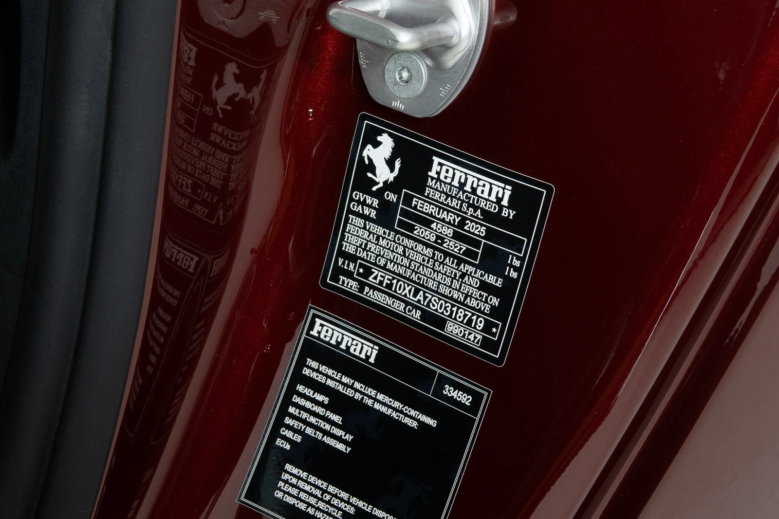 2025 Ferrari 12Cilindri, 18/30