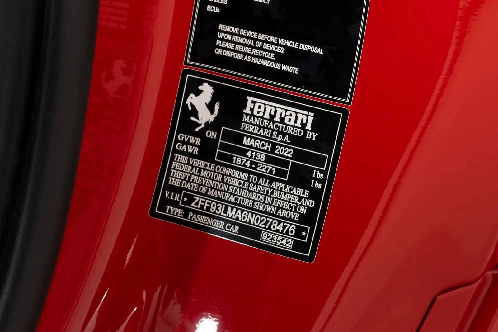 2022 Ferrari F8 Spider, 16/30