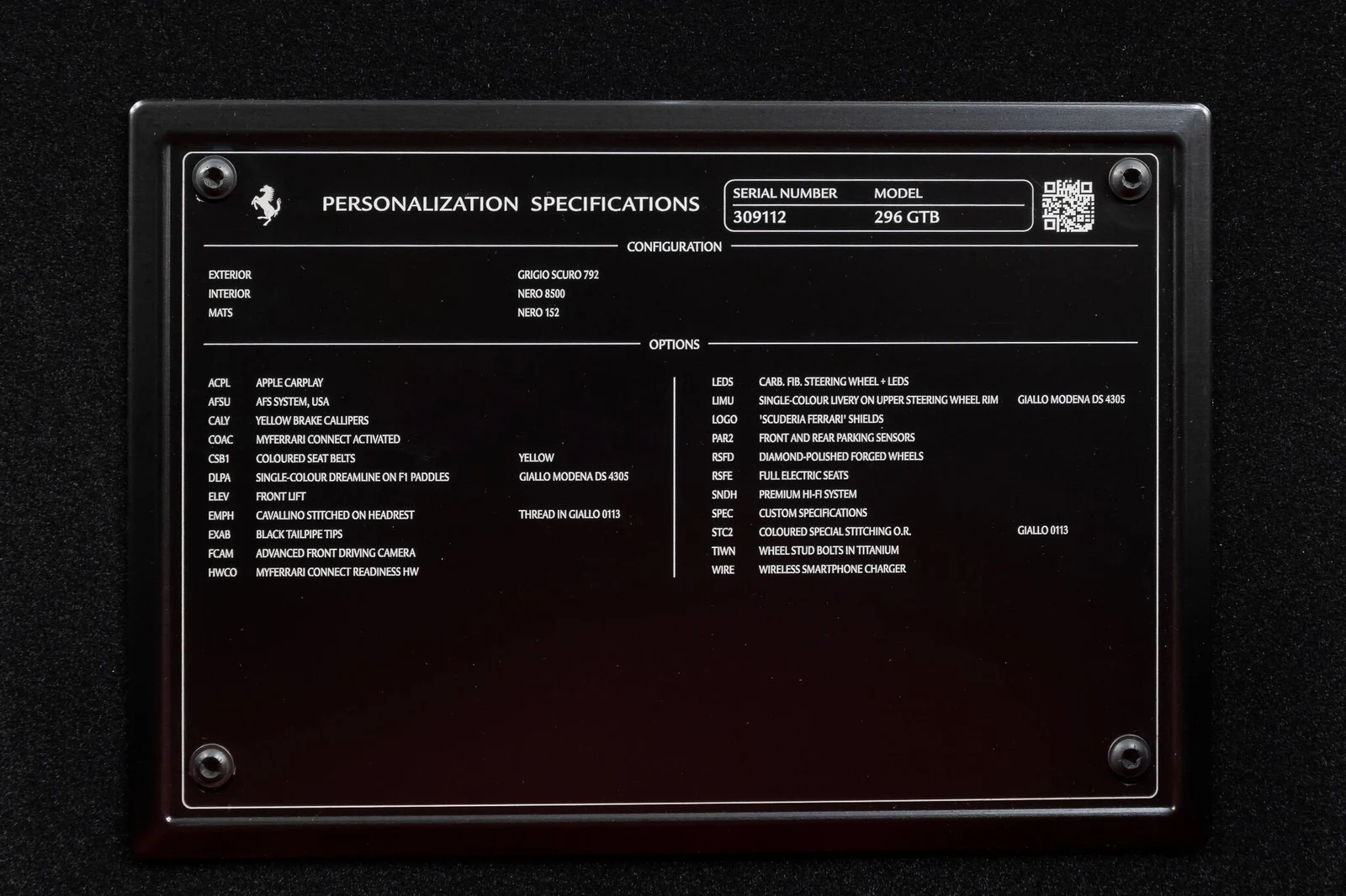 2024 Ferrari 296 GTB, 18/30