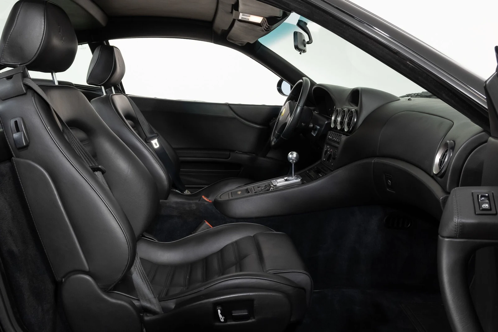 1999 Ferrari 550 Maranello interior, Nero