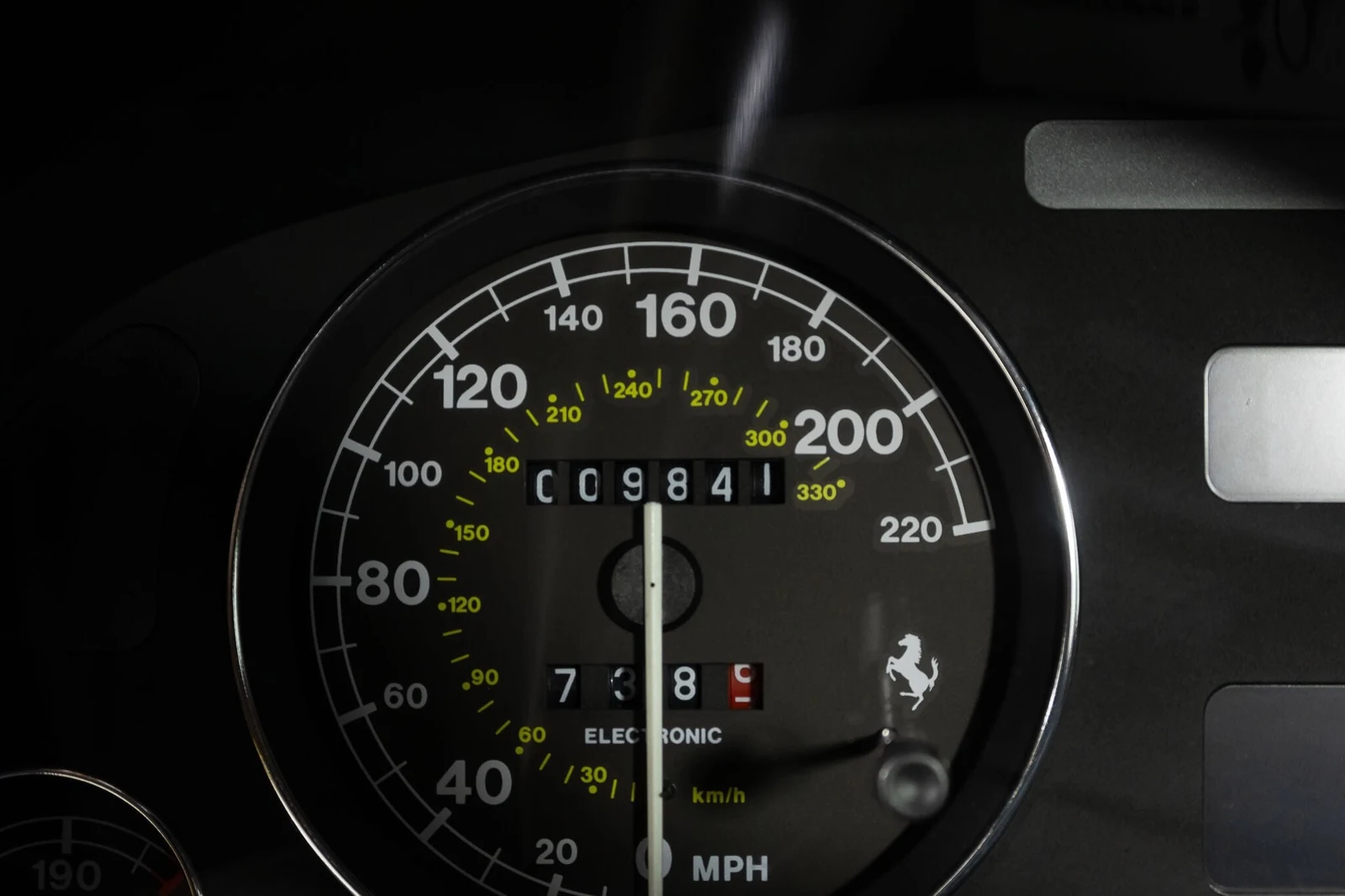 1999 Ferrari 550 Maranello interior, Nero