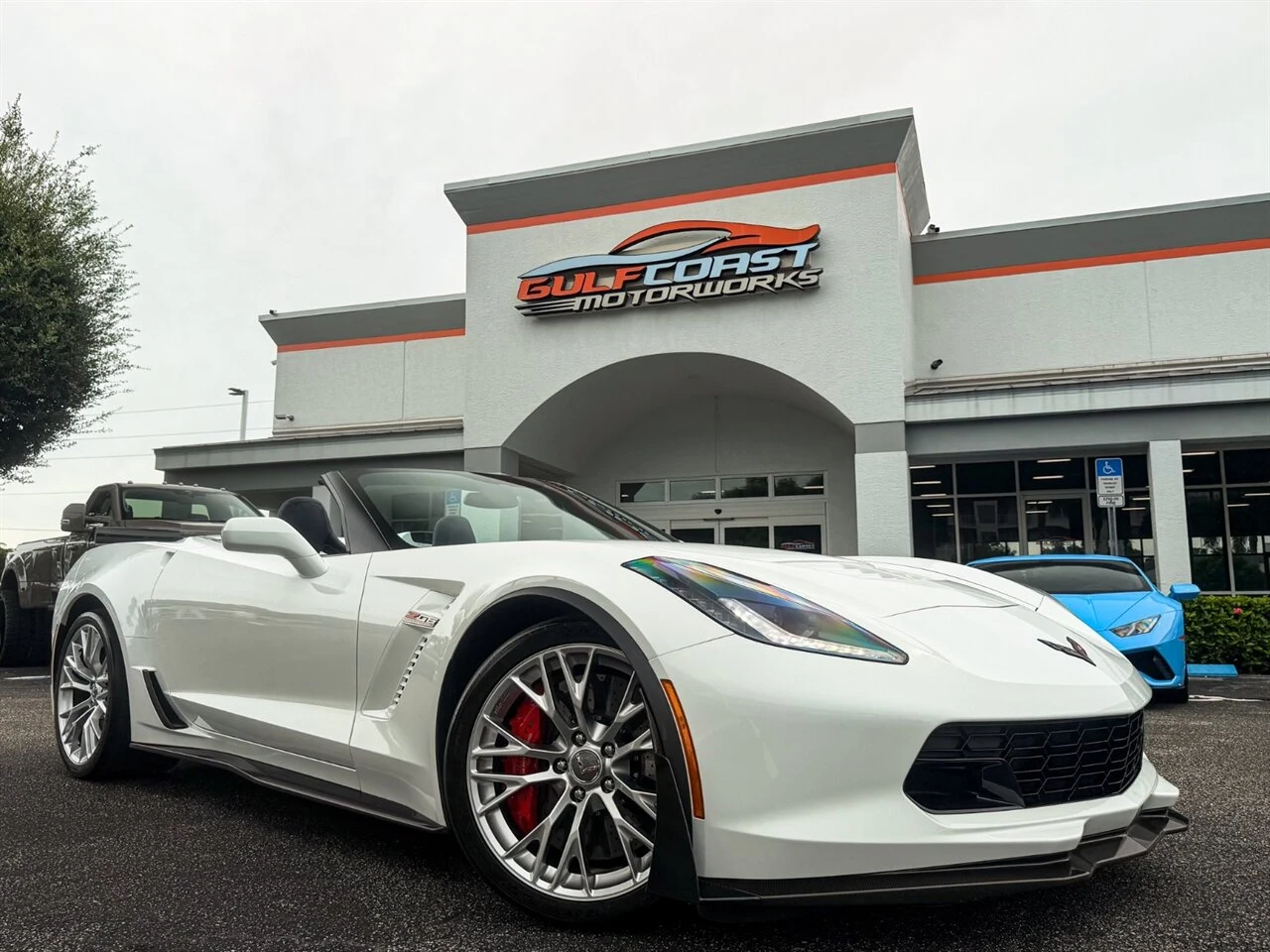 Chevrolet Corvette Z06 Convertible (C7) · Arctic White · Gulf Coast Motorworks